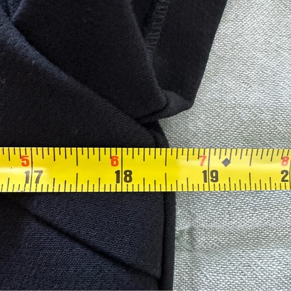 FRNCH Classic Black Knee Length Sheath Dress Back Mesh Size S NWT - Picture 6 of 7